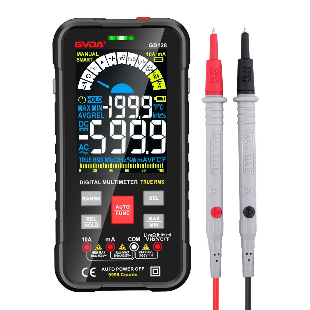 ردود فعل جيدة ل GVDA الذكية Multimter GD128