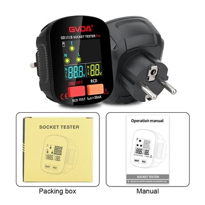 Digital Color Screen Socket Tester